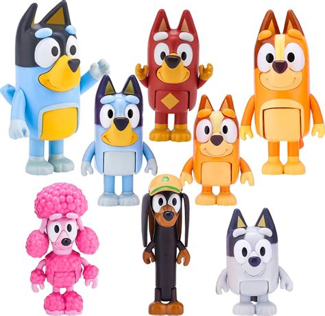 Picakippa Bluey Toys Set - Articulated Action Figures with India | Ubuy