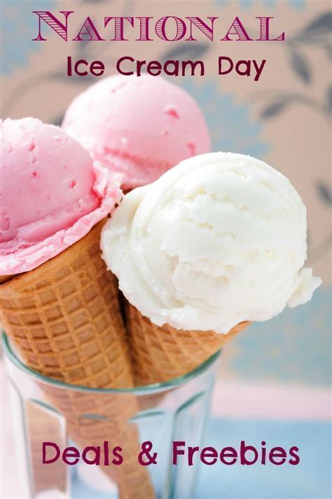 National Ice Cream Day Deals & Freebies