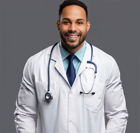 Premium AI Image | Doctor in uniform Standing smiling