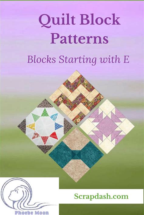 Phoebe Moon Quilt Tutorials ⋆ Free Block Patterns | Moon quilt, Pattern ...