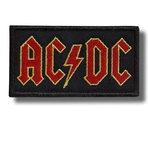 AC DC - embroidered patch 10x5 CM | Patch-Shop.com