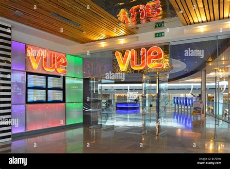 Entrance to the Vue cinema at the Westfield Centre at Stratford City ...