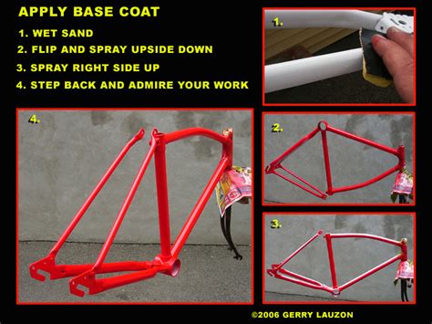 Great Canadian Bike Overhaul: PAINTING THE BICYCLE FRAME WITH COLOR