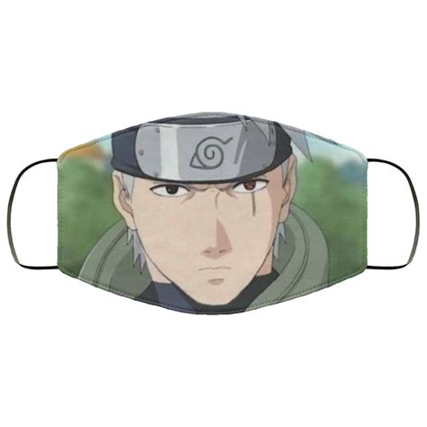 Hatake Kakashi face mask Reusable, washable