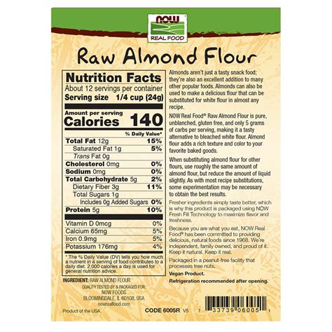 31 Almond Flour Nutrition Label - Labels Design Ideas 2020