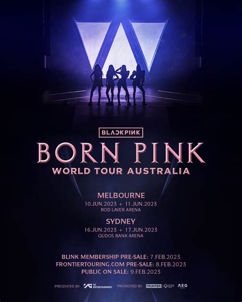 BLACKPINK Announce Australian Dates For BORN PINK Tour