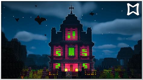 Minecraft Tutorial How To Build A Spooky Haunted Mansion | Halloween ...