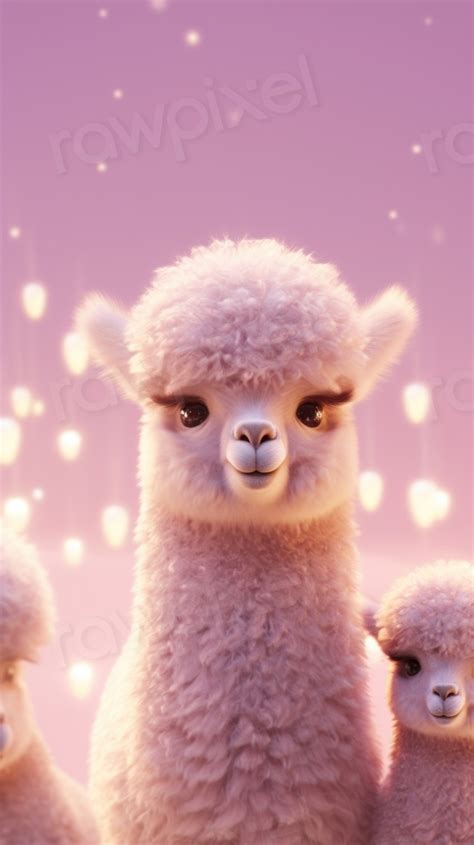 Cute baby llamas animal livestock | Premium Photo Illustration - rawpixel