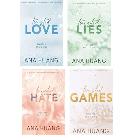 Twisted Series - Love - Hate - Lies - Games - Ana Huang - Decipher Book ...