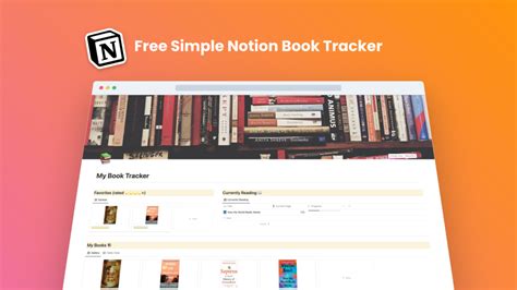 Free Simple Notion Book Tracker Template