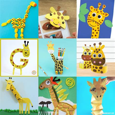 Giraffe Crafts: 25+ Super Fun Ideas for Kids - DIY Candy