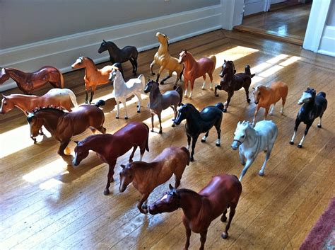 Lot of 17 Vintage BREYER HORSES Various Models and by Slothstalk