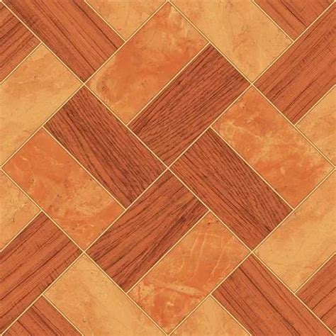 Ceramic Wooden Design Floor Tile, Size: 24x24 Inch, Thickness: 5-10 mm ...