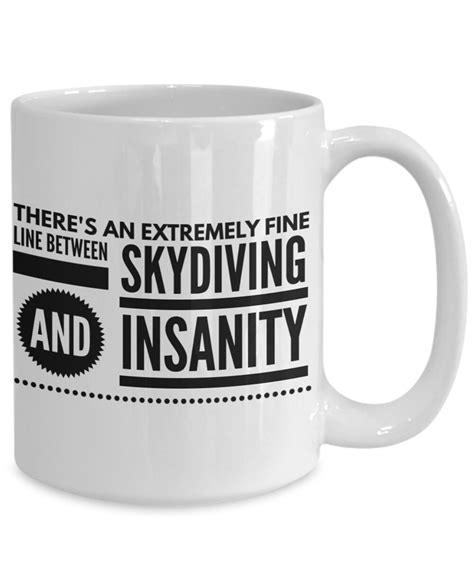 Xtreme Sports-hobby Mug SKYDIVING Insane Hobbies Adrenaline Junkies ...