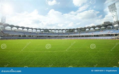 Chinnaswamy Stadium Bangalore Stock Image - Image of decade, four ...