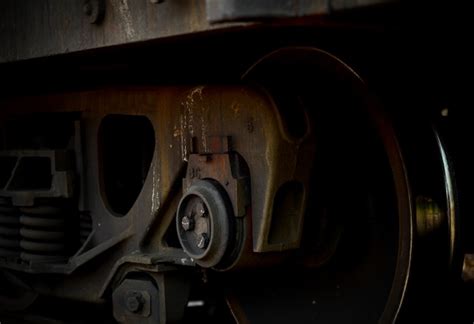 Free Photo | A closeup view of the wheels of a train