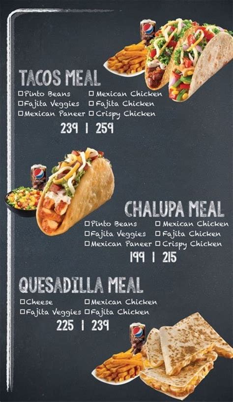 Taco Bell Menu