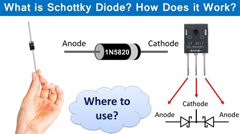 What is a Schottky Diode? How Schottky Diodes Work? Where to Use ...