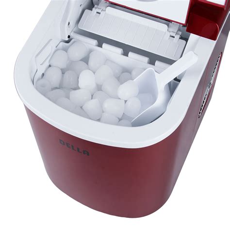 Portable Electric Ice Cube Maker 26 lb/ per day Machine, 3 Selectable ...