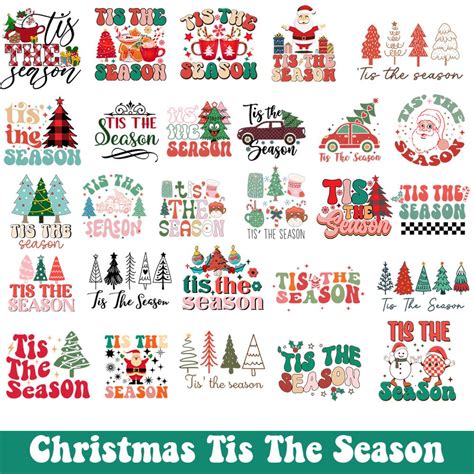 Tis the Season SVG PNG Bundle Christmas Tis the Season Svg - Etsy