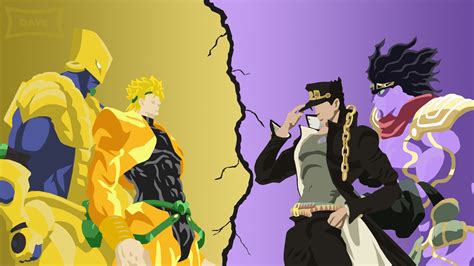 Jojo - DIO vs Jotaro (Minimalist art) by Dave020626 on DeviantArt