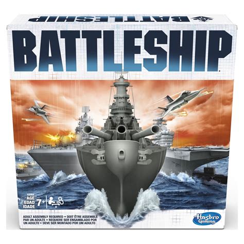 Battleship Classic Board Game Strategy Game Ages 7 and Up, For 2 ...