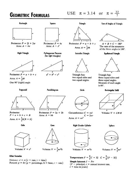 geometry all shapes - Google Search | Geometry formulas, Math formulas ...