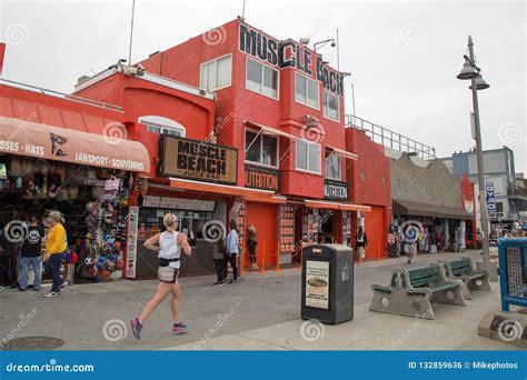 Muscle Beach History Museum on Venice Beach Editorial Photo - Image of ...