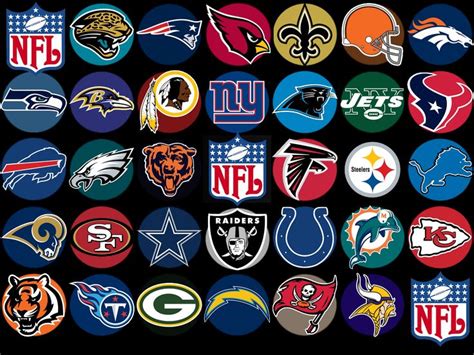 NFL Team Logo's | Nfl teams logos, Team wallpaper, All nfl teams