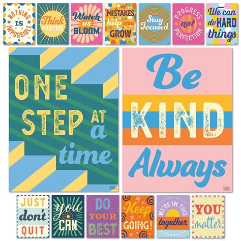 S&O Set of 15 Motivational Posters for Classroom - Classroom ...