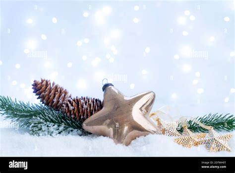 White christmas with snow Stock Photo - Alamy