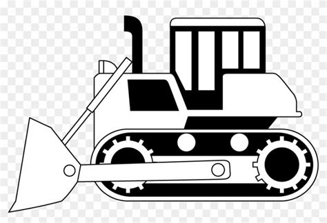 bulldozer clipart black and white 20 free Cliparts | Download images on ...