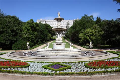 Royal Palace Gardens Madrid Photograph by James Brunker