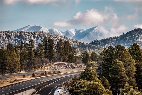 Flagstaff Arizona Frosty Mountain Landscape Photograph by Gregory ...