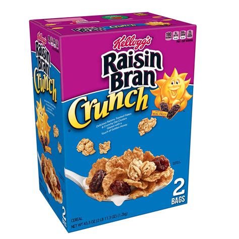 Buy Kellogg's Raisin Bran Crunch, Breakfast Cereal, Original, Good ...