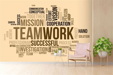 Teamwork, office Wallpaper Mural - Magic Decor