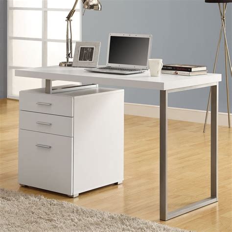 Shop Monarch Specialties Contemporary White Computer Desk at Lowes.com