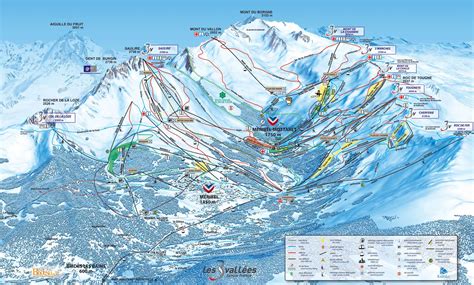 Méribel plan des pistes - Alpski.com