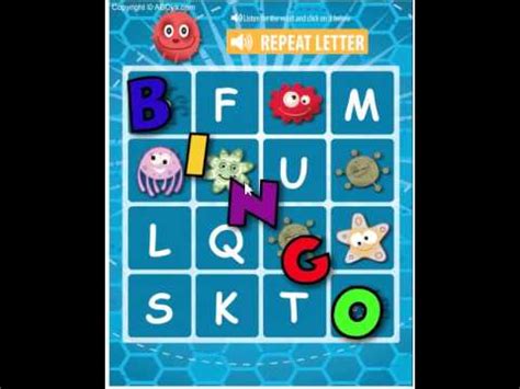 abcya games - alphabet bingo - best education game for children - YouTube