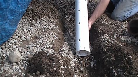 How To Make A French Drain How To Install French Drain Pipe And | Apps ...