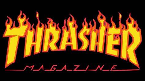 Cool Neon Thrasher Logo