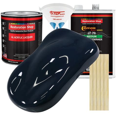 Restoration Shop - Midnight Blue Acrylic Lacquer Auto Paint - Complete ...