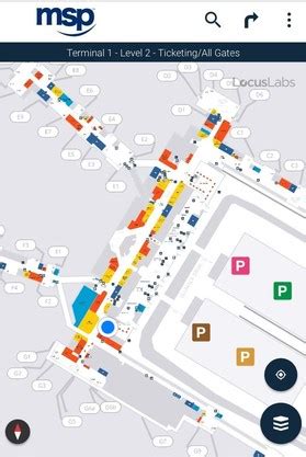 Msp Airport Parking Map