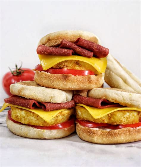 VEGAN BACON & EGG McMUFFIN » RUN2FOOD