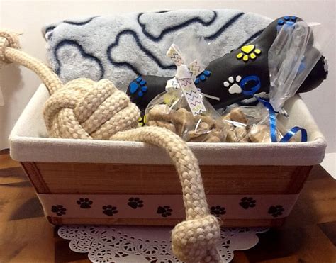 Dog Treats Dog Gift Basket