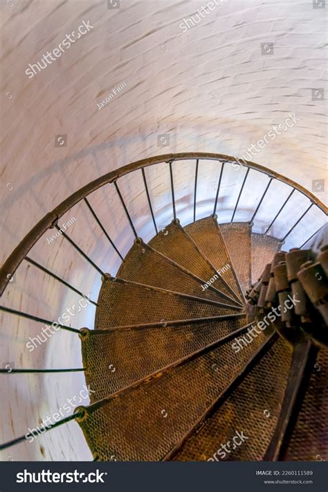 High Angle Perspective View Spiral Stairs Stock Photo 2260111589 ...