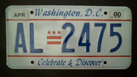 Washington D.C. - DBL License Plates