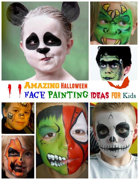 11 Amazing Halloween Face Painting Ideas for Kids