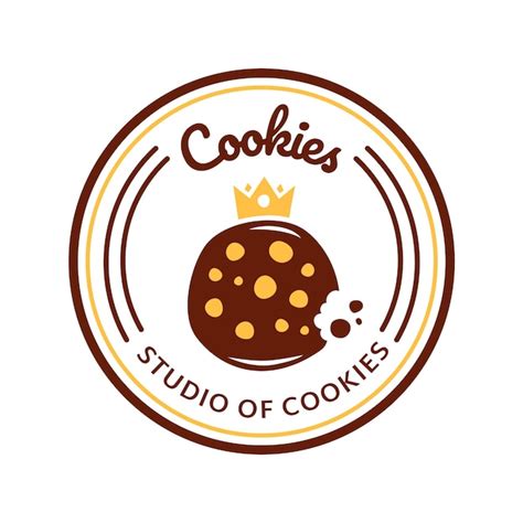 Free Vector | Cookies logo design template