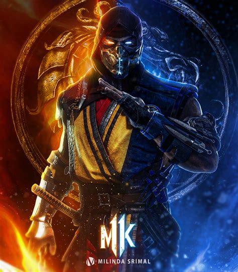 Scorpion vs sub zero mortal kombat 2021 poster – Artofit